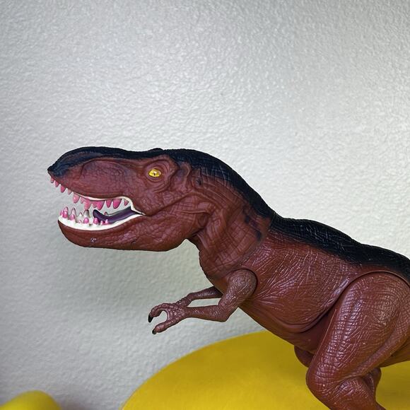2020 Jurassic World Mattel Epic Roarin’ Mighty Mega Electronic Tyrannosaurus Rex - Picture 15 of 16
